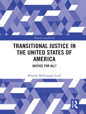 cover image of Transitional Justice in the United States of America